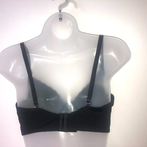 Lily of France Black Lace Bra 38D - Picture 4 of 7